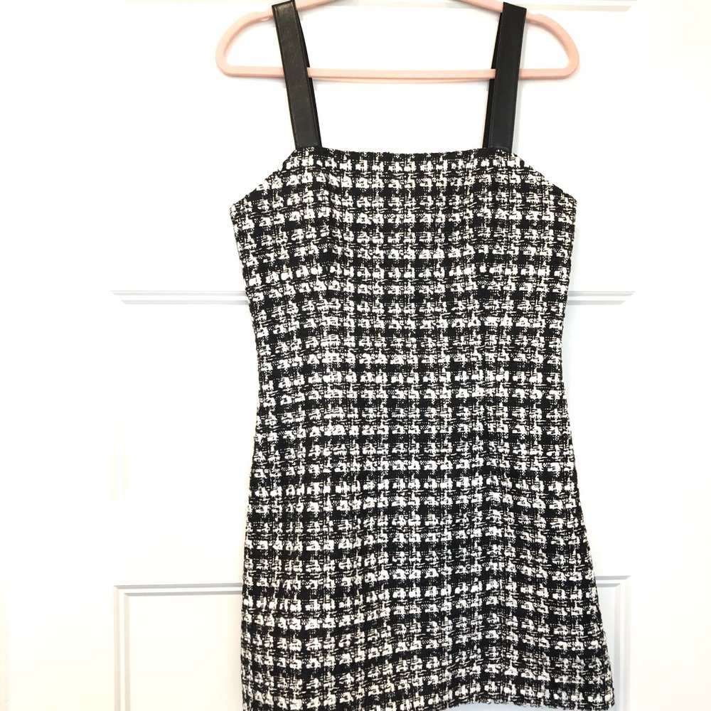 Alice + Olivia Bonita Tweed A Line Mini Dress size 8 - Picture 5 of 12